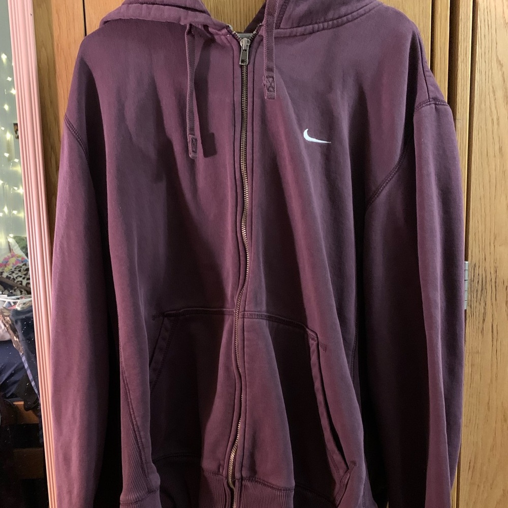 Dark Purple Nike Zip Up